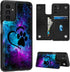 Case for Samsung Galaxy A13 5G Wallet Phone Case with Card Holder,Galaxy Dog Pawprint Love PU Leather Kickstand Card Slot Cover for Women Men (Dua...