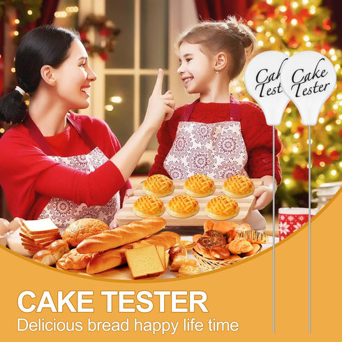 Cake Tester, 2 Packs Cake Tester for Baking Doneness, Stainless Steel Cake Tester Stick, Cake Testers for Baking, Kitchen Auxiliary Baking Tools. ...