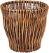 Household Essentials Small Reed Willow Waste Basket, Handwoven Basket with Removable Liner, Attractive Alternative to Plastic or Metal Cans, Brown...
