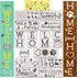 Welcome Stencil, Large Stencils for Painting on Wood Reusable, 26 PC Set to Celebrate Holidays, Home, Easter, Halloween, Christmas, Spring, Large ...
