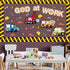 Fulmoon 79 Pcs God at Work Construction Bulletin Board Set Christian Under Construction Decorations Religious Construction Cutouts for Preschool E...