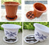 6 Pack Plant Saucer Drainage Rack Stand Flower Pot Level Feet Elevator Support Holder Vase Lifter Bottom Drainer Flowerpot Risers Plants Root Rot ...