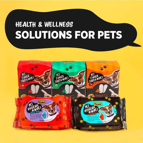 Pet Hygienic Wipes Unscented 30sheets - Grooming Wipes for Cleaning Face and Deodorizing…...
