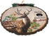 Hanna's Handiworks Indoor Hanging Snowman Santa Claus Advent Calendar for The Holidays, Wooden Wall & Door Round Circular Shaped Decoration - Days...