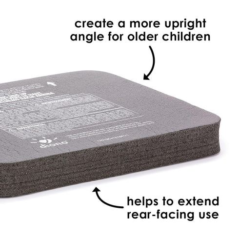 Diono Angle Adjuster Car Seat Leveler, Car Seat Wedge Cushion, Foam Provides More Legroom for Rear-Facing Car Seats...