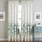 CHF Watercolor Floral Rod Pocket Panel, 63", Aqua...