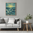 Posterizer 1 pcs- sea and beach themed oil painting style print 5-Landscape & Nature Art-Floral Botanical Art- Decor for Home & Office- unframed w...