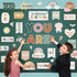 45pcs Boho Affirmation Station Bulletin Board Set Motivational Posters Classroom Mirror Growth Mindset Decor Positive Affirmations Accents Cutouts...