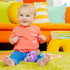 Bright Starts Jingle Joy Reach & Rattle Toy for Stroller – Purple Sloth with Chime Sounds - Unisex, Newborn +...