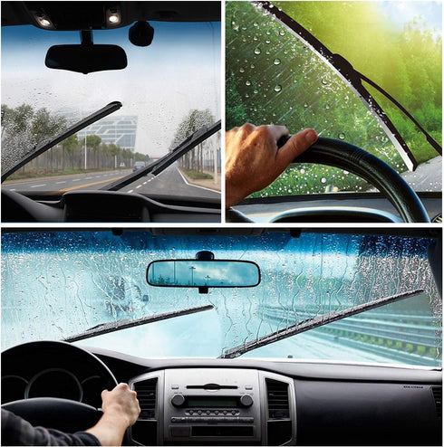 Windshield Wiper Blades for Volkswagen VW Jetta 2011-2023 Passat 2012-2018 CC 2013-2017 Custom Fit 24"+19" Front Car Rain Wipers Windscreen 2 Pack...