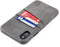 Dockem Wallet Case for iPhone XR (6.1"): Built-in Metal Plate for Magnetic Mounting & 2 Credit Card Holders (Exec M2, Synthetic Leather, Grey)...