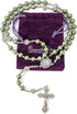 Nazareth Store Pearl Beads Rosary Miraculous Prayer Necklace Strong Metal Mystery Beaded Rosary for Men & Women...