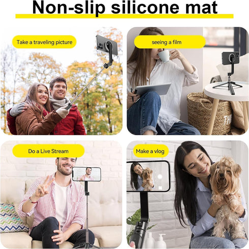 Tripod for iPhone, Phone Stand, Selfie Stick for iPhone with Remote, Phone Stand for Recording 52" (A67P-C)......