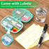3 Pack 8 Compartments Travel Pill Box,Pill Organizer 7 Days Moisture Proof Small Pill Case for Pocket Purse Daily Portable Medicine Vitamin Holder...