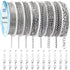 Ecoofor Necklace Chains for Jewelry Making, 62.3 Feet 8 Rolls 304 Stainless Steel Jewelry Chains for DIY Necklace Bracelet Jewelry Making with Sta...