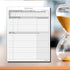 Hourly Planner Notepad. 50 Page Planning Pad w/Appointment Time Block, Task Log List & Note Sections. For Office Work Schedule & Time Management. ...
