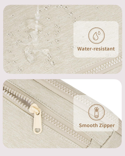 sportsnew Large Fanny Packs for Women, Waist Pack Fashion Crossbody Belt Bags for Walking Running Hiking Travel Bag Beige patent pending...