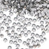 Jollin Glue Fix Flatback Rhinestones Glass Diamantes Gems for Nail Art Crafts Decorations Clothes Shoes 6.4mm (ss30 288pcs, Silver)...