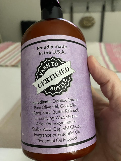 Premium Goat Milk Lotion Natural Skincare Body Hand and Face rejuvenating and cleansing moisturizer (Lavender, 8 oz)...