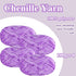 4 PCS 400g Soft Chenille Yarn Velvet Yarn for Crocheting,Fluffy Yarn for Knitting and Crochet DIY Craft,Warm Yarn for Blanket Bag Hat Scarve Cloth...
