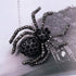 SELOVO Black Crystal Rhinestone Gothic Brooch Pin (black 3)...