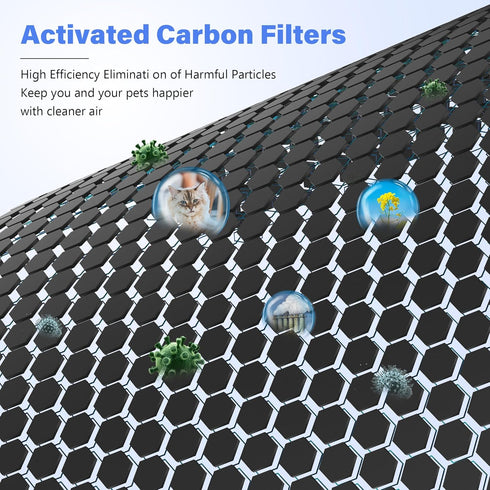 MK01 Filter,2 hepa+6 Aroma Pads...