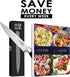 KUMA Paring Knife - 3.5 Inch Pro Bolster Japanese Profile Kitchen Knife For Detailing With Ease - Stainless Steel Vegetable & Fruit Knife With Erg...