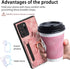 Phone Case for Samsung Galaxy Note 20 Ultra 5G Wallet Cover with Screen Protector and Wrist Strap RFID Card Holder Ring Stand Note20 Plus Notes 20...