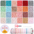 8800 PCS 3mm Glass Seed Beads for Bracelet Making Kit, 24 Colors Boho Friendship Bracelet Kit, Small Seed Beads for Jewelry Making, Ideal Gifts fo...