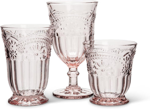 Abbott Collection 27-Desiree/GOB Flower Wine Goblet...