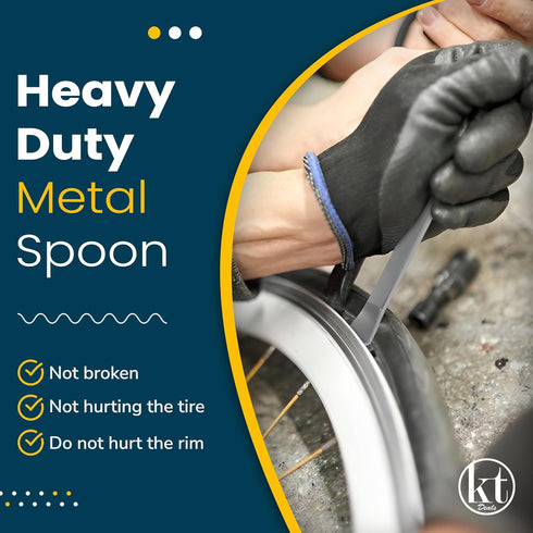 3 Pcs Bicycle Tire Iron Spoons Changing Tire Bike Levers Tire Repair Tool Kit - Bike Tire Changer Remove Tyre Heavy Duty Small Metal Steel Bars...