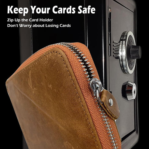 Credit Card Holder Wallet Large Leather Passport Case 42 Card Slots...