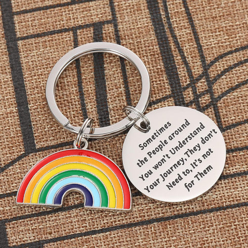 Lgbt Keychain Gifts Gay Pride Key for Men Him Her Some People are Gay Keyring Lesbian Jewelry Women Gay Pride Gay Keychains...