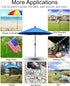 Umbrella Anchor Patio Umbrella Steel Frame Base Stands Anchor Outdoor Metal Ground Grass Umbrella Base Holder Stands for Flag, Umbrella and Fishin...