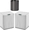 Pair (2) White Heavy Duty Outdoor Sonos Speaker Covers - Dust, Water & UV Protection for Your Sonos Play:1, Sonos One & Sonos One SL Speakers - Fi...