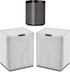 Pair (2) White Heavy Duty Outdoor Sonos Speaker Covers - Dust, Water & UV Protection for Your Sonos Play:1, Sonos One & Sonos One SL Speakers - Fi...