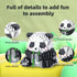 Micro building blocks bamboo panda children's building blocks toys adult building blocks set suitable for various life surprise gifts - Mini Panda...