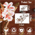 Cherry Blossom Flower Stencils for Painting on Wood Peach Blossom Branch Stencil A4 Template Paint Stencils for Painting on Wood Burning Art Craft...