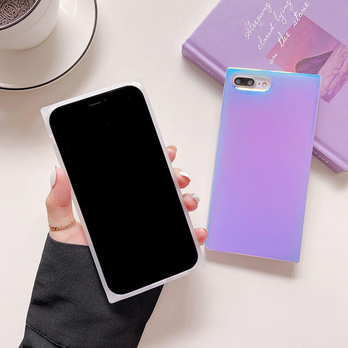 Cocomii - Rectangle Case Compatible with iPhone Xs Max - Holographic Mirror, Iridescent Colors, Women Girls Men, Protective Phone Case for iPhone ...
