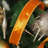 MEEDEE Orange Velvet Ribbon 1 Inch Velvet Wired Ribbon 25 Yards Crushed Velvet Ribbon Velvet Christmas Ribbon Burnt Orange Velvet Ribbon for Chris...
