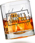 COOL AF Daddy’s Sippy Cup Whiskey Glass - Funny Whiskey Glasses & Bourbon Gifts for Men - Dad Gifts for New Dads & Husbands - Scratch Resistant, D...