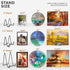 TR-LIFE Plate Stands for Display - 4.5 Inch Plate Holder Display Stand + Metal Frame Holder Stand for Picture, Decorative Plate, Book, Photo Easel...