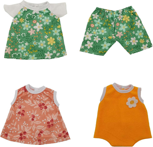 Baby Doll Clothes for 13-14 Inch Alive Baby Dolls Girl, Doll Clothing Outfits for 14 Inch Newborn Reborn Baby Dolls(pattern1)...