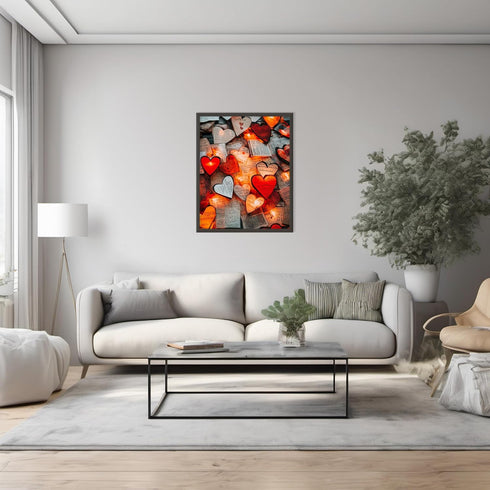 Posterizer 1 pcs-Valentine’s Day vision board cute poster -2-Romantic Art-Holiday Poster Collection-Gift for Couples boyfriend girlfriend Husband ...