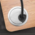 2 Pack 2 Inch Metal Desk Grommet for Wire Organizer, Brushed Silver...