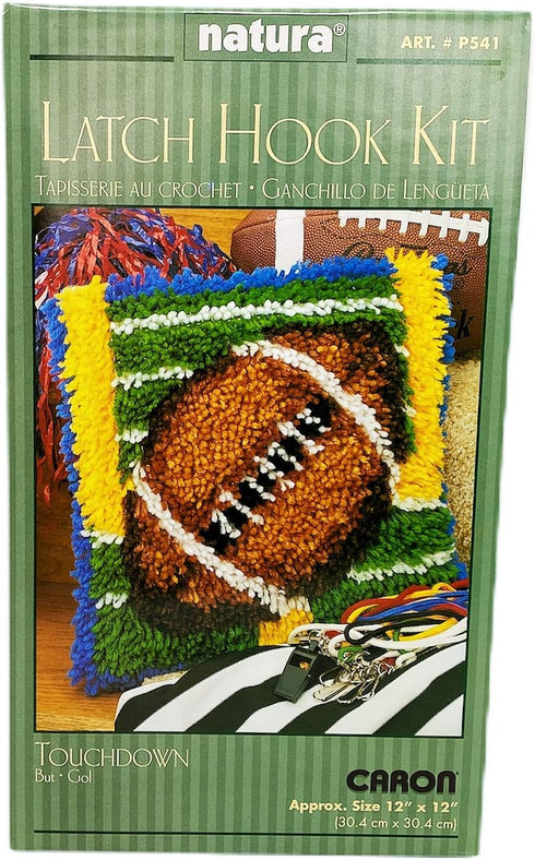 Caron Natura Latch-Hook Kit, Touchdown, 12" X 12"...