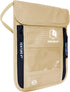 VENTURE 4TH Passport Holder Neck Wallet with RFID Blocking Nylon Lining - Hidden Neck Pouch for Travel (Beige)...