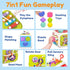 booko Activity Cube 7in1 – Montessori Toy for 1-2 Year Old Babies – Busy Cube Early Development Sensory Toy for Toddler Age – Birthday Gift for Bo...