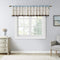 Madison Park Serene Embroidered Light Filtering Rod Pocket Treatment Curtain Window Panel Drape for Bedroom Livingroom and Dorm, 50x18, Blue...