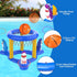 Pool Floats Toys Games Set, 2-in-1 Floating Pool Basketball Hoops & Pool Ring Toss Game, Fun Summer Water Games Pool Toys for Kids Ages 8-12, Teen...